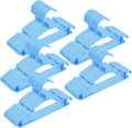 100 Pack Blue Baby Clothes Hangers,Kids Plastic Hangers for Closet,Toddler,Infant,Child,Newborn's Coat Hangers Ideal for Laundry and Nursery's Everyday Standard Use
