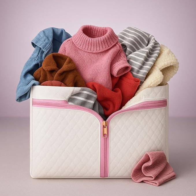 Pet Laundry Bag 31.5" × 27.5" – Jumbo Cotton Wash Bag for Dog, Cat & Horse Hair, Protects Washing Machine from Pet Hair & Dirt, Includes Bonus 19.7" × 23.6" Mesh Laundry Bag