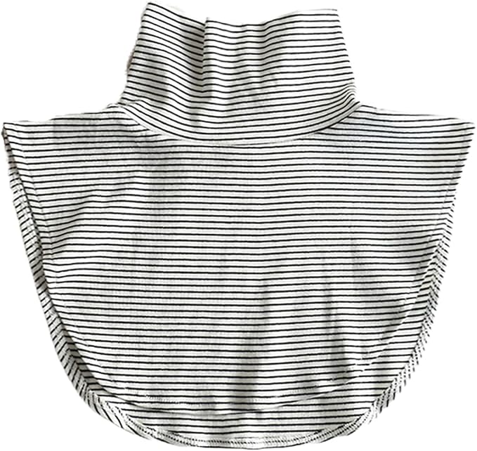 Fake Collar Detachable Turtleneck Dickey collar Half Blouse Pullover False Collars for Women Men in Sweater