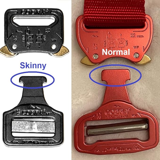 Cobra Buckle Belt Hanger Gear Mount Holder Storage Rack Tactical D Ring (Normal, Light Brown)