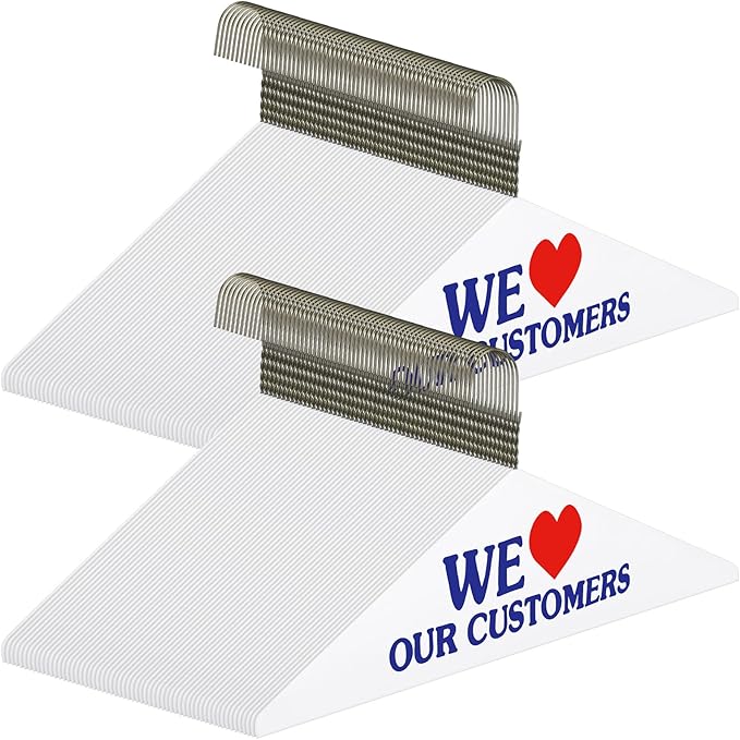120 Pcs Wire Hangers Bulk 16" Dry Cleaner Hangers for Clothes Caped Clothing Pants(Heart,Red,Blue)
