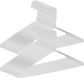 120 Pcs Wire Hangers Bulk 16" Dry Cleaner Hangers for Clothes Caped Clothing Pants (White,Classic)