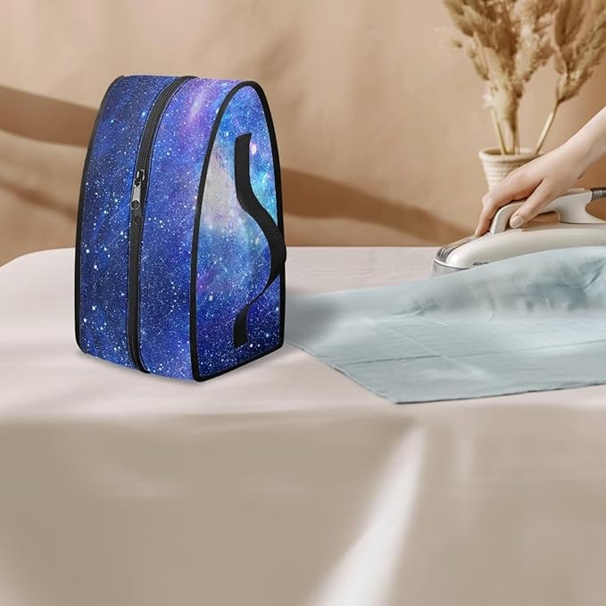 Starlight Print Steam Iron Storage Case Fits Traveling Outing Decorative Colorful Iron Portable Storage Bag with Zipper Handle