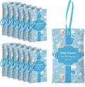 SCENTORINI Scented Sachets for Drawers and Closets, Baby Powder Scent 14 Pack, Long-Lasting Sachets Bags Wardrobe Freshener for Drawers, Closets, Handbags, Suitcases