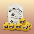 Smiley Face Wool Dryer Balls 6-Pack,Chemical-Free Softening, Multi-Color Happy Motifs, 4-Season Static Shield - Faster Drying for Gym Gear, Linens, Pet Towels