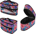 Abstract Daisy Flower Leaf Print Steam Iron Case Waterproof & Dustproof Steamer Storage Bag Portable Travel Iron Holder Case Iron Accessories, Case Only