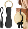 Magnetic Hat Clip 1-Pack - The Black Hat Clip for Travel on Bag, Magnetic Hat Rack for Bag, and Secure Hats Holder for Travel on Caps & Beach Hats, Vacation Essentials