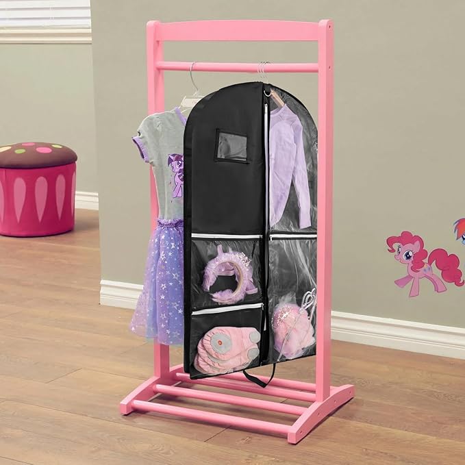 1 Pack Garment Bag for Dance Costumes,40 Inch Dance Garment Bags for Dancers Kids Dance Recital Bags Competition Cheer Uniform Garment Bag for Travel Storage,Dance Recital Gifts for Girls