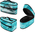 Marble Iron Storage Case Fits for Accessories Travel Irons Lightweight Easy to Clean Clothes Iron Storage Case with Zipper Closure