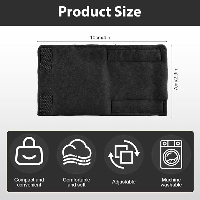 3-Pack Breathable Cotton Bra Hook Covers | Soft Back Strap Pads | Stop Bras Chafing & Hooks Irritation