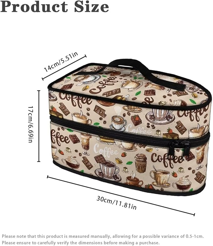 Coffee Chocolate Iron Storage Bag Compatible with Most Iron Lightweight Wear-resistant Clothes Iron Storage Case for Clothing Store