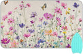 Ironing Mat Pad for Table Portable Travel Iron Blanket Ironing Board Covers Pressing Mat Heat Press Pads 27.6x47.2 Inches Watercolor Butterfly and Flowers31