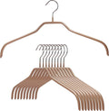 Mawa Clothing Hangers, Steel Hanger with Non-Slip Coating, for Shirts, Dresses, Camisoles, T-Shirts, 360-degree Rotatable Hook