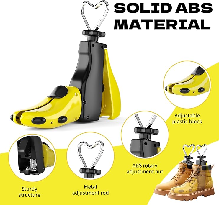 Boot Stretcher Women Men, Professional Shoes Stretcher Adjustable Boot Widener for Sneakers Leather Shoes