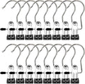 Boot Hangers Clips, 16 Pack Laundry Hooks Hanging Clips Clothes Pins Closet Hanger Organizer Clamps Socks Towel Clips Heavy Duty Clothespins Bulk Hanger Clips for Closet Travel Pants Socks Handbags