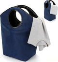 90L Foldable Laundry Basket with Soft Padded Handle, 22"x21"x12" Large Capacity Oxford Fabric Storage Hamper, Collapsible Portable Laundry Bag for Home Bedroom Dorm Travel and Outdoor