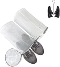 Shoe Washing Machine Bag,3 Pack Laundry Shoe Bag for Washer and Dryer,Mesh Laundry Bags with Zipper for Sneakers,Trainers,Socks,Bras,Delicates,and Toys