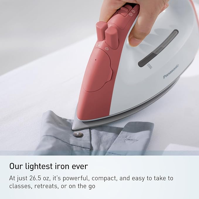 Panasonic Cordless Steam Iron, Compact, Light, with Charging Station NI-QL300R