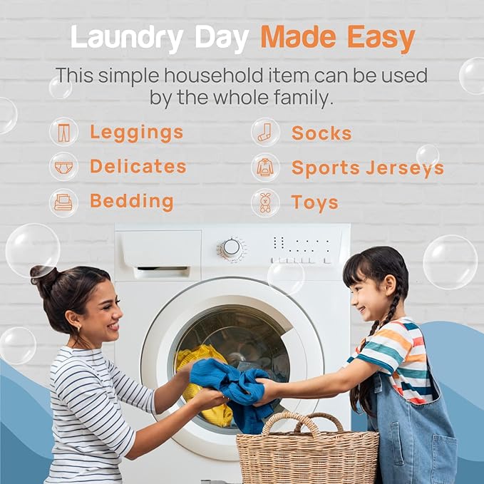 InsideSmarts Premium Mesh Laundry Bags Set of 5: Jumbo (1 White), Large (1 Black & 1), Medium (2) Elastic Gard & Rust-Proof Zipper Bags - Durable Laundry Wash Bags