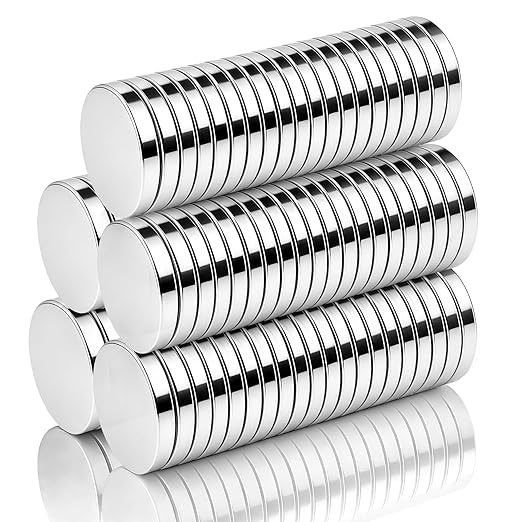 Collar Stay Magnets, Strong Neodymium Magnet for Collar Stays, Nickel-Plated Rust-Resistant Metal Magnets Gift Box(Silver, 100Pcs)