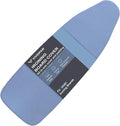 Tabletop Ironing Board Cover and Pad 12.5 x 32, Elastic Edge, Silicone Coated, Resist Scorching, Heavy Duty Padded Cover for Mini Small Iron Board (Blue, 12.5" x 32")