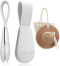 Magnetic Hat Clip 1-Pack - The Light Gray Hat Clip for Travel on Bag, Magnetic Hat Clips for Bag, and Secure Hat Holder for Travel on Caps & Beach Hats, Vacation Essentials