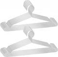Clothes Hangers 20 Pack - Heavy Duty Stainless Steel Metal Hangers, Ultra Thin Space Saving Wire Coat Hangers with Non-Slip Shoulders (16.5 Inch)