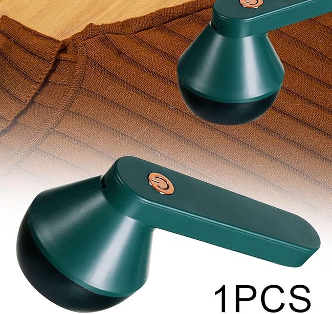 Lint Remover for Fabrics, Pilling Removal Tool for Clothes and Furniture, Green