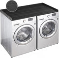 Washer Dryer Countertop, HDPE Laundry Countertop with Edge Rails, No-Installation-Black