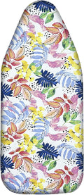 Small Ironing Board Cover Scorch Resistant, Table top Ironing Cover with Padding Heat Reflective Heavy Duty Pad (Colored Leaves, 12.5"x32")