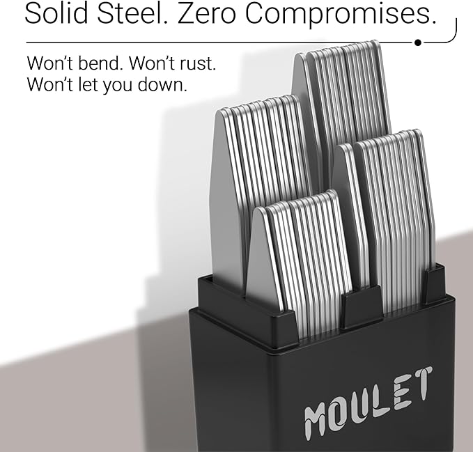 Collar Stays - 56-Piece Set in 4 Sizes with Precision Case – Gift for Sharp-Dressed Men