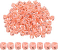 PATIKIL 300 Pcs Clothes Hanger Markers S Fit Rod Garment Size Tag Hanger Clips Round Color Coding Label for Clothing, Pink