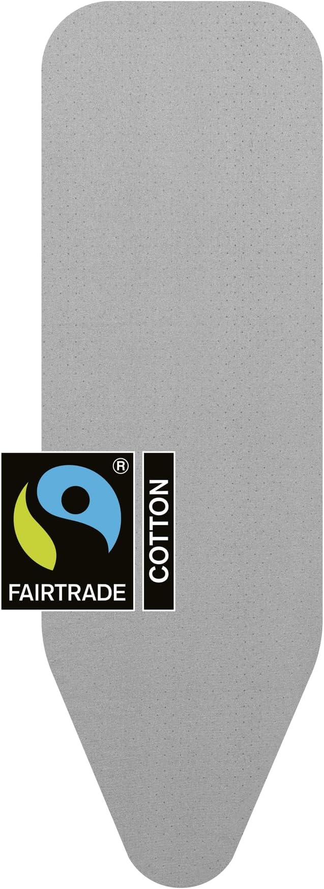 Brabantia Size B (49 x 15 in) Replacement Ironing Board Cover with Thick Foam & Felt Padding (Metallized) Easy-Fit, 100% Cotton