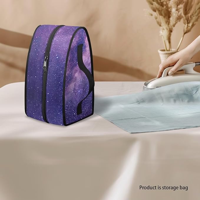 Galaxy Print Steam Iron Case Portable Travel Steamer Carrier Bag with Handle Handheld Travel Bag Iron Accessories, Case Only