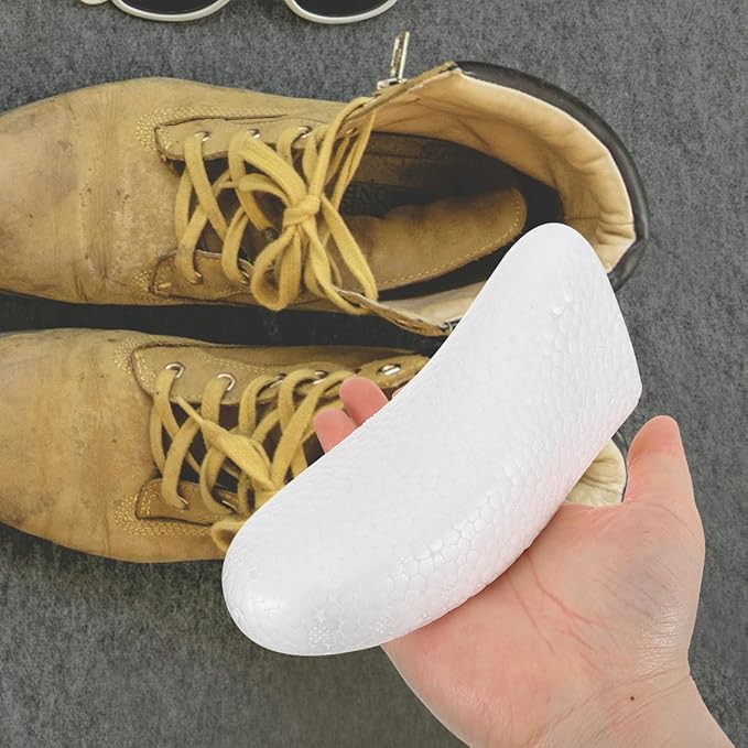 10 Pairs Shoe Shaper Inserts Foam Support for Shoes and Boots Soft Comfortable Toe Shaper Holder Versatile Inserts and Fillers