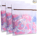 GOGOODA Mesh Laundry Bags for Delicates Durable Protective Wash Bags Travel Storage Bags for Intimates Lingerie, 3PCS（3XXL）