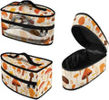 Iron Storage Bag with Smooth Zipper Portable Lightweight Iron Case Storage Fits Traveling Outing, Mushroom Leaves