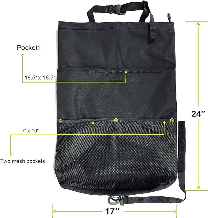 Travel clothing organizer,Laundry Bags, 4 Compartments,Foldable Design, for RV Life, Camping,Travel