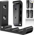 OHIYO 6 PCS Heavy Duty Folding Wall Hooks, Sturdy Black Wall Mounted Hooks for Coats, Towels, Backpacks, Bags, Space Saving Wave Design for Living Room, Bedroom Organization | Heavy Duty, Folding, Sturdy, Hooks, for Coats, Towels