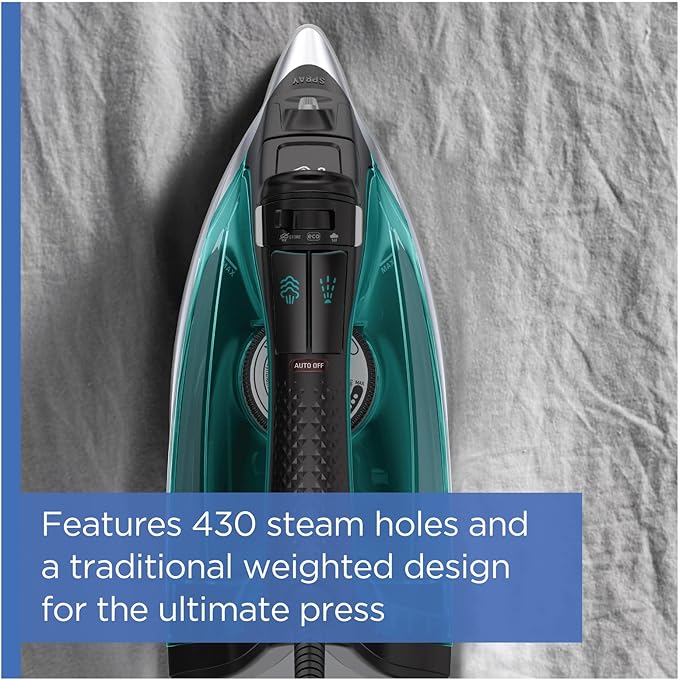 Rowenta Pro Master Stainless Steel Soleplate Steam Iron for Clothes,210g/min,400 Microsteam Holes,Cotton,Wool,Poly,Silk,Linen,Nylon,1775 Watts Iron Steamer- Clothes,Powerful Steam DW8360(Pack of 3)