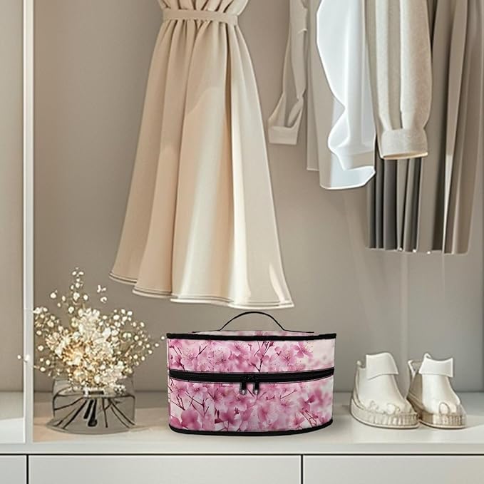 Rchsmod Butterfly Cherry Blossom Print Steam Iron Case Lightweight Travel Steamer Carrying Case Iron Storage Bag Iron Accessories, Case Only
