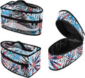 Tropical Flowers Iron Case Storage Universal for Most Iron Lightweight Colorful Steam Iron Storage Bag with Zipper Handle