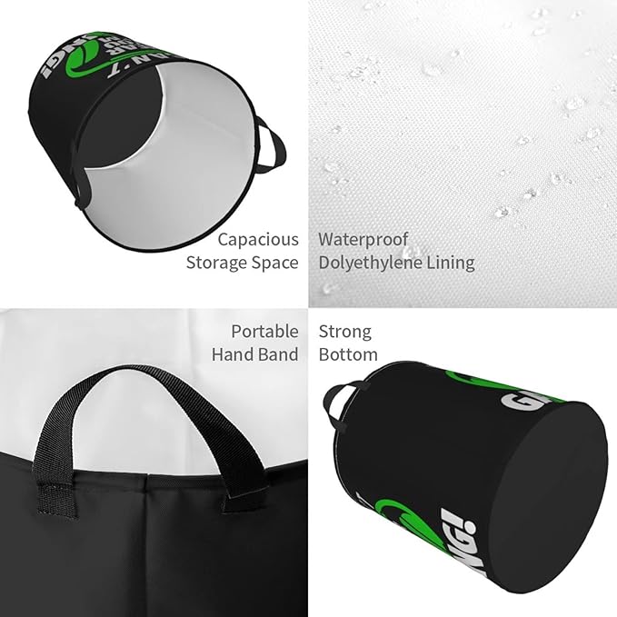 Headphones And Gamepad Round Laundry Hamper Storage Basket Toys Clothes Organizer Bin For Home Bathroom Bedroom Dorm Nursery, 38L