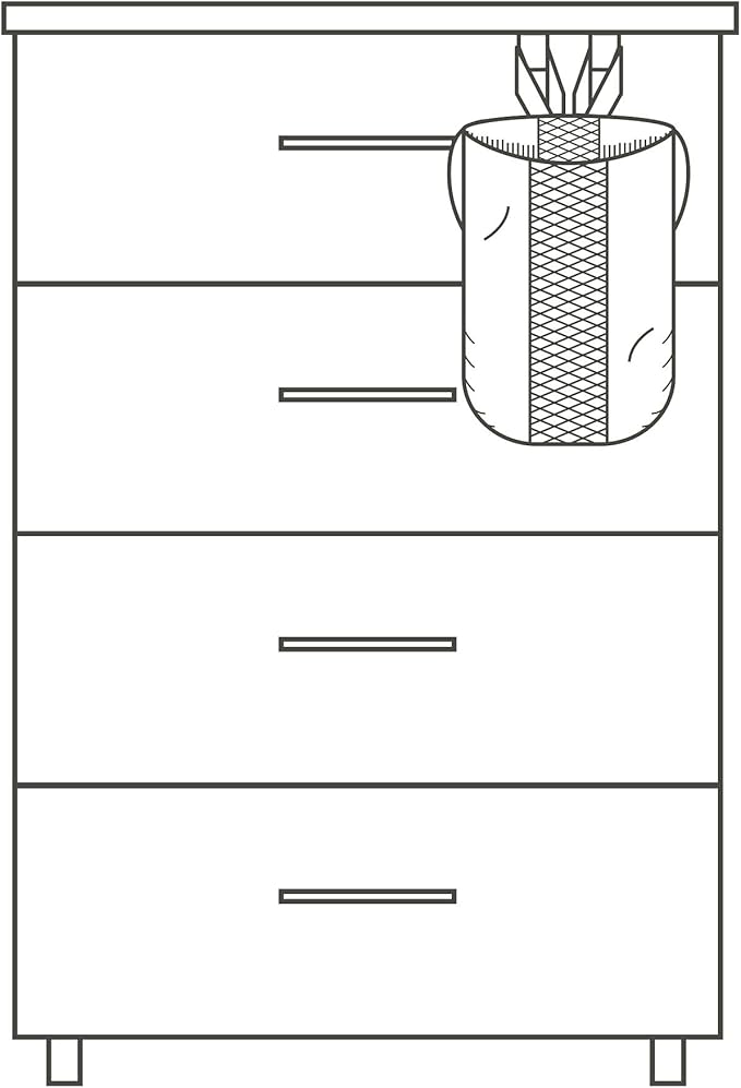 MatchMaid- The Sock Hamper- Washable Laundry Hamper for Socks- 12" x 10.5" x 3" - Laundry Organizer- Laundry Basket/Laundry Hamper- Sock Organizer