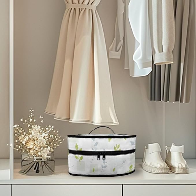 Iron Case Storage for Clothing Store Lightweight Portable Steam Iron Storage Case with Zipper Handle, Branch Print