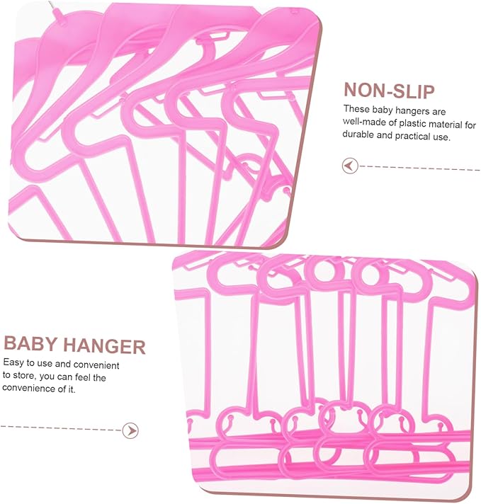 CHILDWEET Trouser Hangers Trouser Hangers 10 Pcs 's Suit Hanger Baby Set Baby Hanger 's Kids Clothes Plastic Toddler Clothes for Closet Blanket