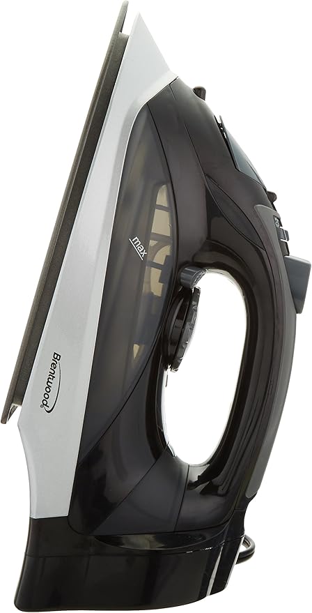 Brentwood MPI-59B Power Steam Iron Nonstick, Black