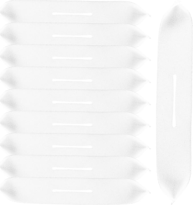 20pcs Non-Slip Foam Hanger Covers, White Sponge Protector for Clothes Hangers, Prevents Scratches, Ideal for Home, Dorm, Closet, and Clothing Store Use