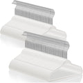 Casafield 100 Velvet Baby Hangers - 11" Size for Infant & Toddler Clothes - Ivory