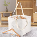 Hanger Storage Bag, Clothes Hanger Organizer Holder for Space Saving, Hanger Triangle or Square Storage Bag with Handles for Closet Drying Rack (1, Square)